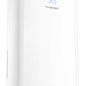 5000 Sq.ft Energy Star Dehumidifier for Basement, PLUSCENT 52 Pints Quiet Dehumidifiers with Drain Hose for Home Large Room Bedroom, Smart Humidity Control & Monitor, 4 Operation Modes, 24H Timer