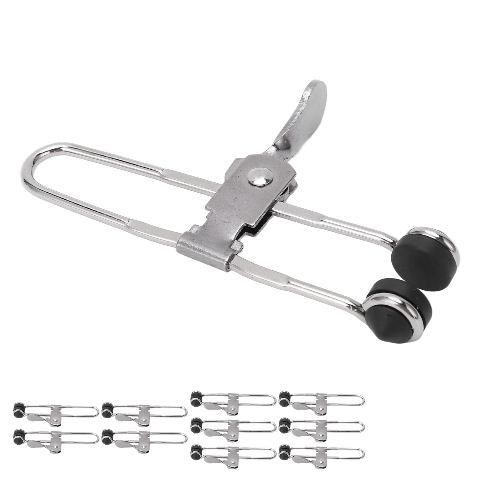 Aqur2020 Lever Action Grid Clamp Tile Clamps Install Ceiling Clamp 10Pcs Fastener Holding Devices