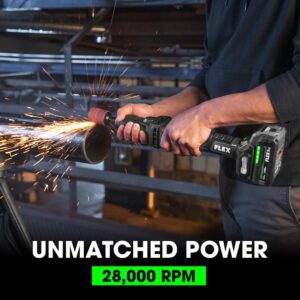 FLEX 24V Brushless Cordless 1/4-Inch 28,000 RPM Adjustable Speed Die Grinder Tool Only, Battery and Charger Not Included - FX3211-Z