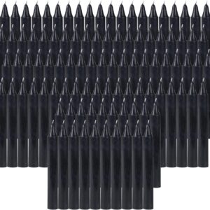 NORDICO Candlelights 100 pcs Bulk Black Candles-Magic Ritual Small Mini Spell Chime Candles-for Pagan and Witchcraft Altars-4 inch X 1/2 inch Diameter