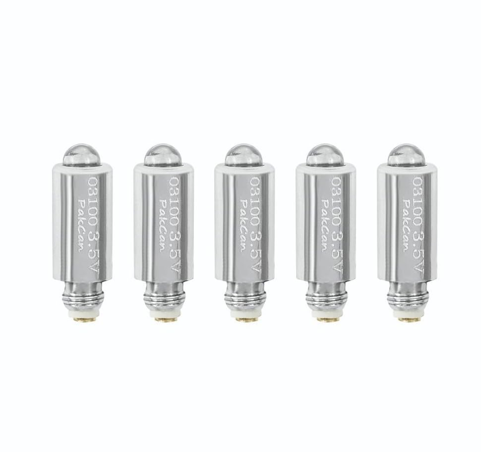 New PakCan Compatible with Welch Allyn 5 Pcs LED Replacement Bulbs 03100-U (Set of 5 pcs)