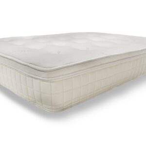 Naturepedic Pillow Top Organic Mattress - Queen Hybrid Mattress with Encased Coils for Comfort and Pressure Relieving Natural Latex Mattress - Naturally Cooling & Breathable Mattress