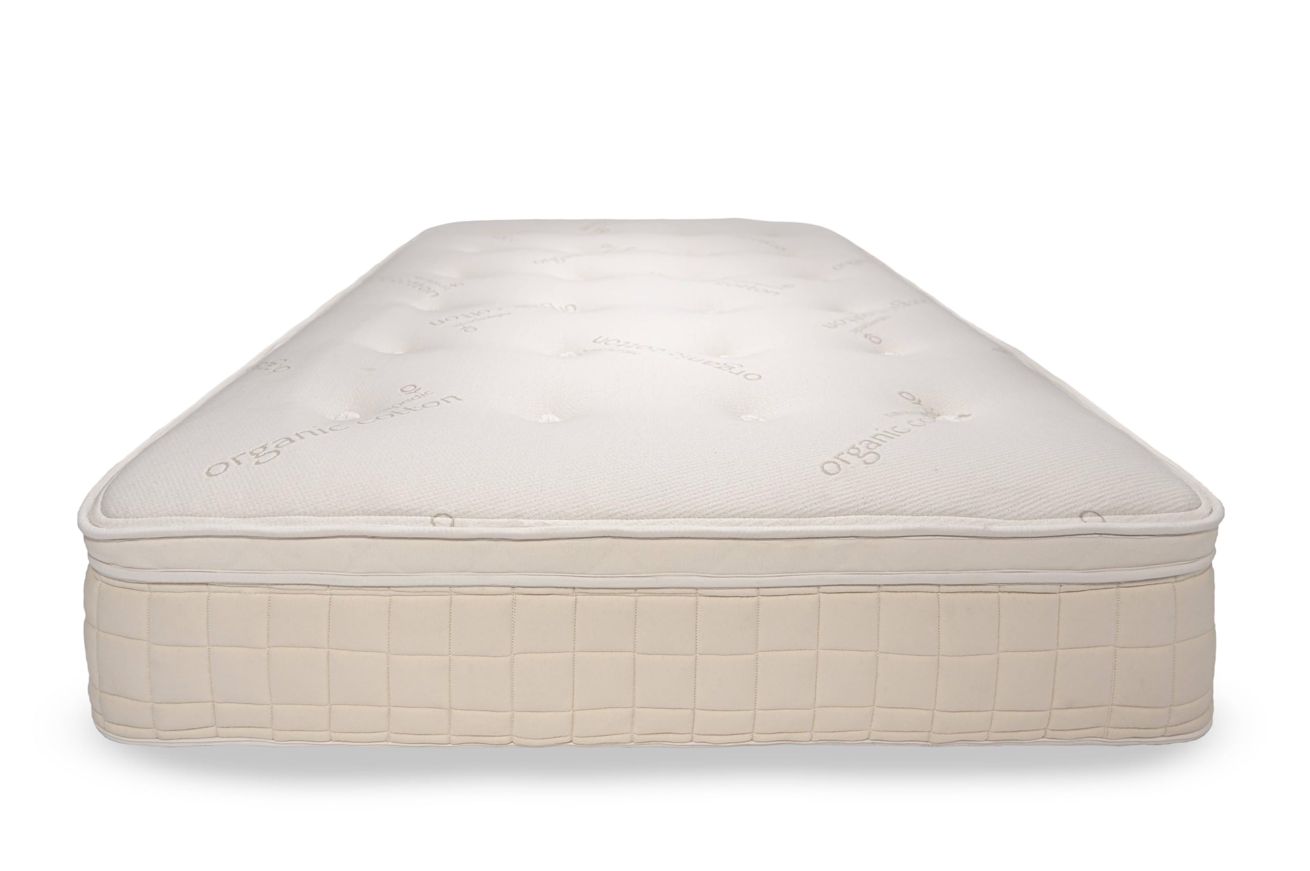 Naturepedic Pillow Top Organic Mattress - Queen Hybrid Mattress with Encased Coils for Comfort and Pressure Relieving Natural Latex Mattress - Naturally Cooling & Breathable Mattress