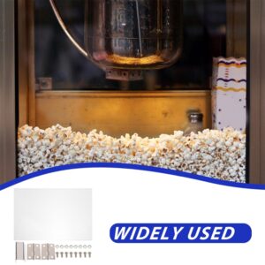 HOLIDYOYO Popcorn Popper Machine Popcorn Machine Door Panel Replacement Clear Panel Thicken Plastic Popcorn Machine Panel Supply