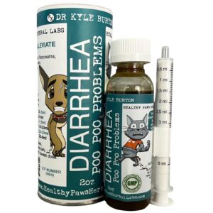 HEALTHY PAWS HERBAL LABS Poo Poo Problems Natrual Diarrhea Relief for ...