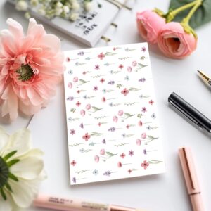 slapaflife Blank Cards with Envelopes All Occasion,Elegant Floral Design Blank Greeting Cards 4x6,20Pack -Blank Greeting Cards,Note Cards with Matching Peel-and-Seal Rustic Envelopes