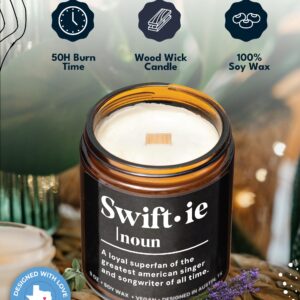 Swiftie Candle, Taylor-Inspired Gifts for Swifties, Perfect Swiftie Gifts for Women and Music Merch Singer Fans with Definition of Swiftie, Best Birthday Gifts for Swifties