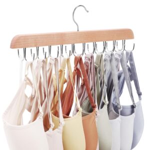 sgokuno bra hangers for closet organizer, tank top hanger with 20 foldable bra hanger hooks, space saving hangers，perfect for dorm & apartment essientials for closet organizers and storage.