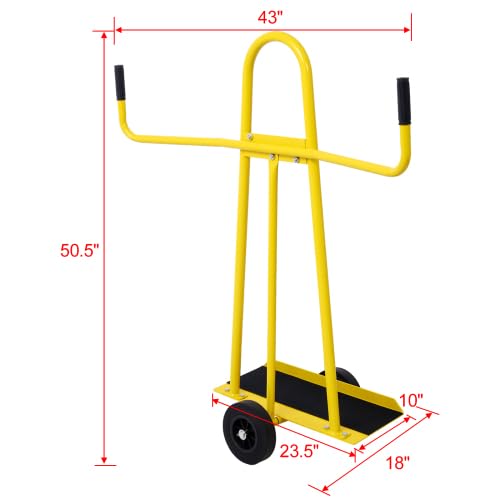 atton Steel Panel CART,Drywall Sheet Cart & Panel Dolly 750lbs Panel Service cart