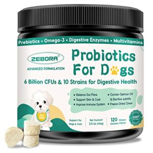 probiotics for dogs and digestive enzymes, 114 chews