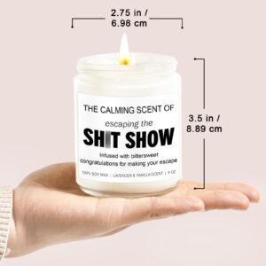 Younift Sarcastic Candles, Farewell Gifts for Coworkers, Goodbye Gifts, Coworker Leaving Gifts for Women, Men, Going Away Gifts for Coworker, Leaving Job Gifts, Moving Away Gifts for Friends