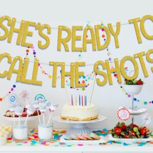 She's Ready to Call the Shots Banner, Congrats Nurse/Big BSN Energy, Nurses Call The Shots, Nurse Graduation Party Decorations, Nursing School Grad Party Decor Supplies Gold Red