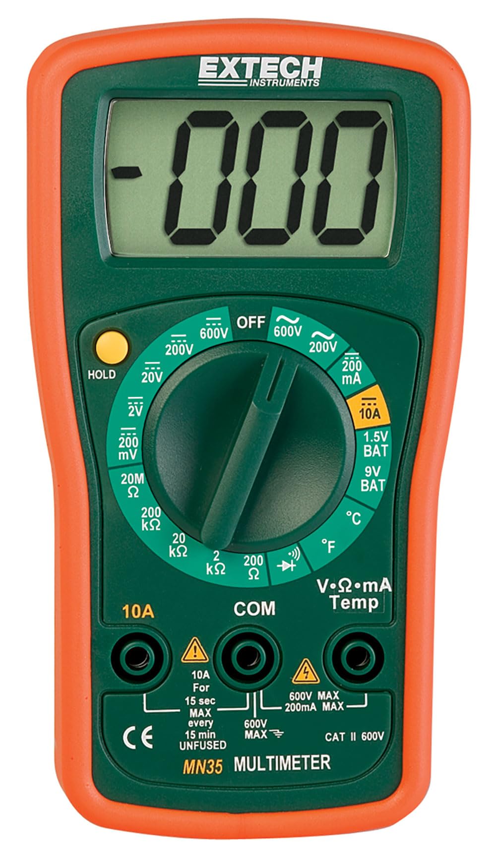 Extech Instruments Manual Ranging Digital Mini Multimeter