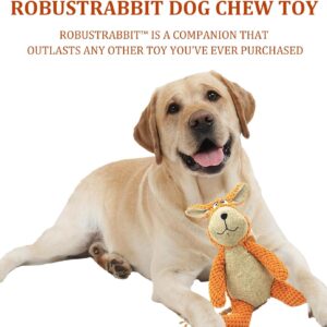 Xeprashakes RobustRabbit Dog Toy for Heavy Chewers - Indestructible Squeaker Toy, Durable Plush for Small Dog, Invincible Dog Chew Toy.