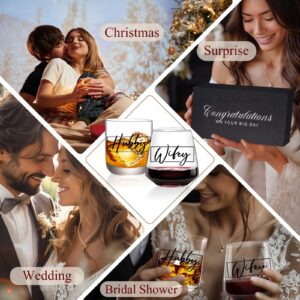 Couple Gifts for Christmas, Unique Engagement Wedding Christmas Gifts for Newlywed Couples Mr and Mrs Him and Her【Memory Box Set】 Cool Couple Wishes for Couples Wife Husband