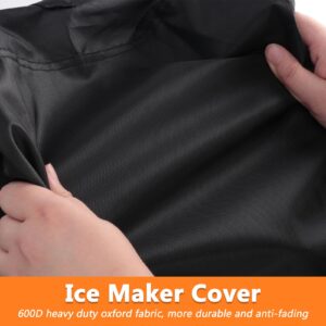 Safipotts Ice Maker Cover, Ice Machine Cover for Portable Countertop Ice Maker Machine, Waterproof& Dustproof (13"L x 9"W x 12"H)