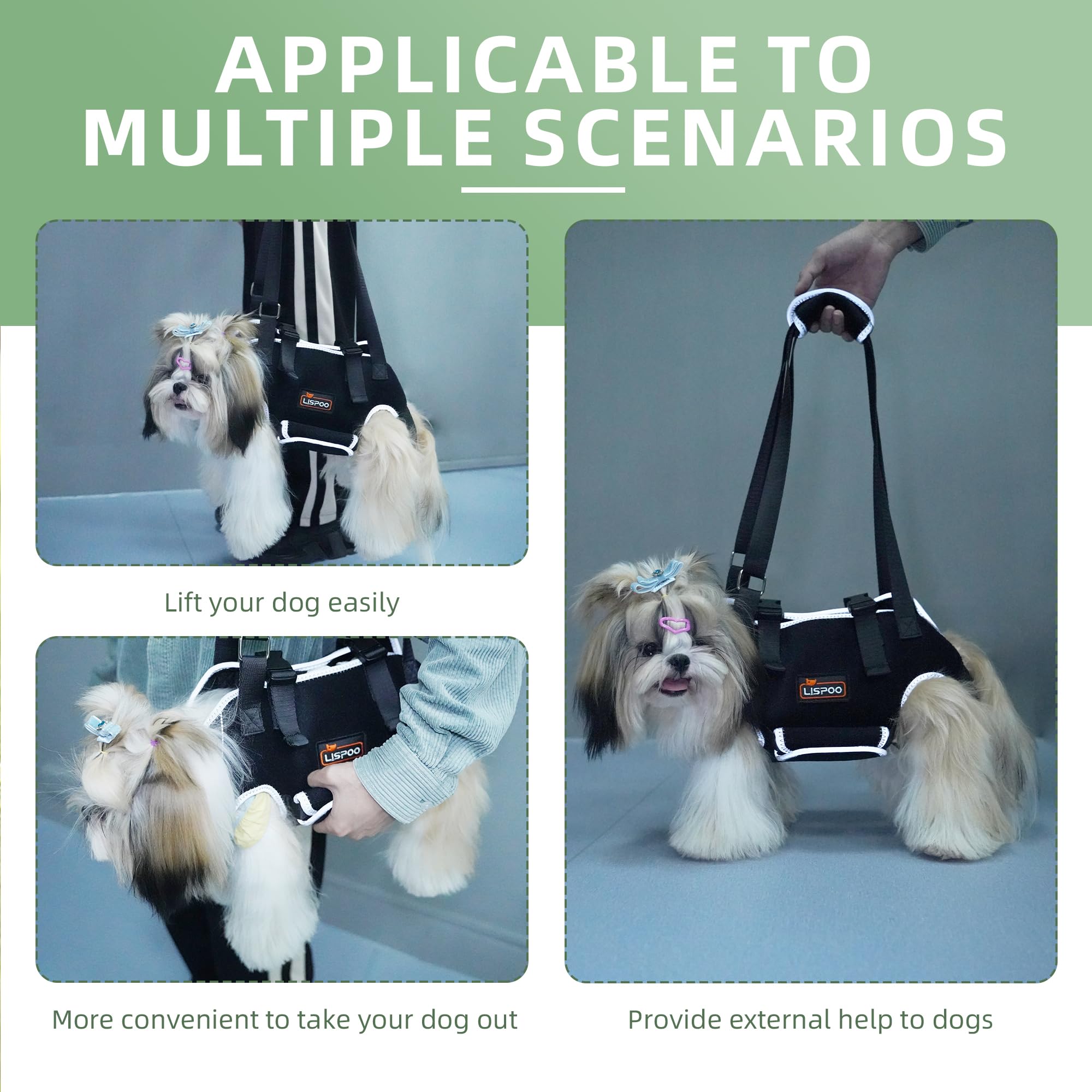 TIPOOP Easy to Wear Support for Dogs - Spinal Stability and Pain Relief