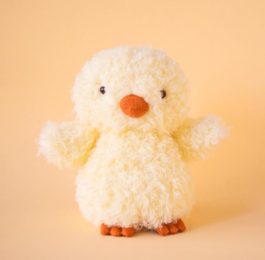 EASELR Cute Little Chick Stuffed Animals, 8" Soft Chick Plush Toy Chick Plushies Pillow Gifts for Kids Girlfriend Birthday Christmas Mother's Day (8inch)