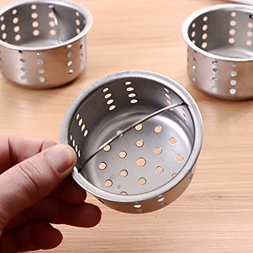 TiStm Stainless Steel Bathtub Hair Catcher Stopper Shower Drain Hole Filter Trap Metal Sink Strainer Kitchen Sink Waste Hole Filter Sinks