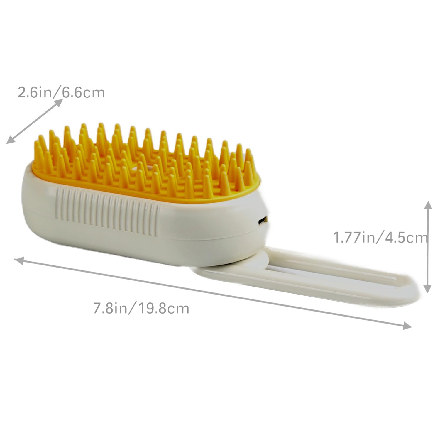 MOUOGO Cat Steam Brush, PetSteam Brush for Cats and Dogs, Pet Hair Removal and Grooming Tool with 3 in 1 Function, Pet Supplies for Small Medium Large Dogs and Cats