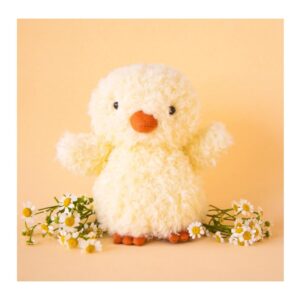 EASELR Cute Little Chick Stuffed Animals, 8" Soft Chick Plush Toy Chick Plushies Pillow Gifts for Kids Girlfriend Birthday Christmas Mother's Day (8inch)