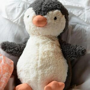 EASELR Cute Penguin Stuffed Animals, 8" Soft Penguin Plush Toy Penguin Plushies Pillow Gifts for Kids Girlfriend Birthday Christmas Mother's Day