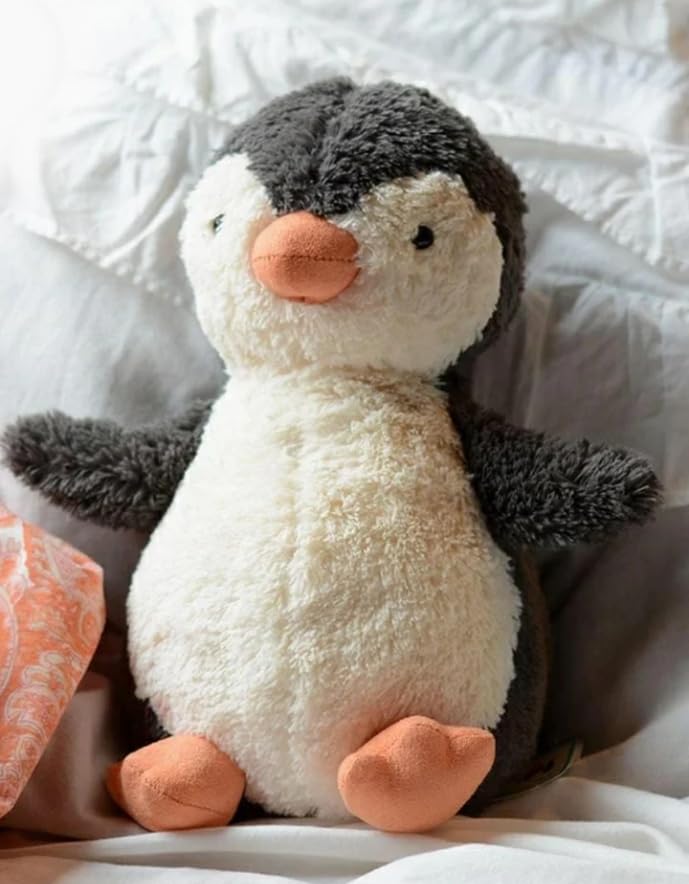 EASELR Cute Penguin Stuffed Animals, 8" Soft Penguin Plush Toy Penguin Plushies Pillow Gifts for Kids Girlfriend Birthday Christmas Mother's Day