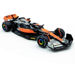 JODIYAAH Bburago P2 British GP Mclaren 2023 F1 MCL60 81# Oscar Piastri Formula Racing Alloy Car Diecast Model (MCL60 81#)