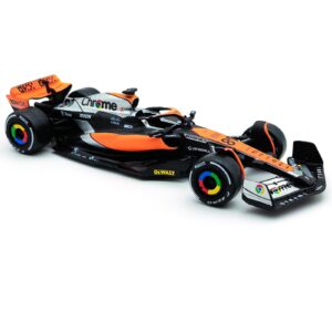 JODIYAAH Bburago P2 British GP Mclaren 2023 F1 MCL60 81# Oscar Piastri Formula Racing Alloy Car Diecast Model (MCL60 81#)