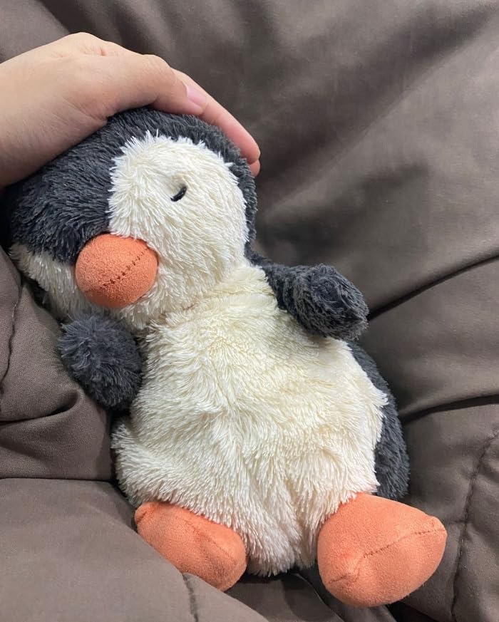 EASELR Cute Penguin Stuffed Animals, 8" Soft Penguin Plush Toy Penguin Plushies Pillow Gifts for Kids Girlfriend Birthday Christmas Mother's Day