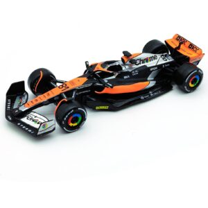 JODIYAAH Bburago P2 British GP Mclaren 2023 F1 MCL60 81# Oscar Piastri Formula Racing Alloy Car Diecast Model (MCL60 81#)