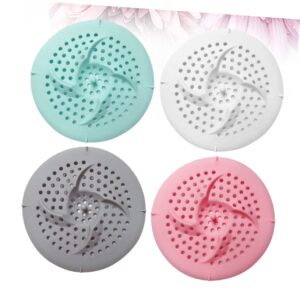 jojofuny 12 Pcs Tub Stopper Bathtub Drain Hair Drain Filter Bathroom Hair Stopper Silicone Drain Filter Silicone Bathtub Stopper Bath Filter Tub Hair Drain Catcher Simple Kitchen Supplies