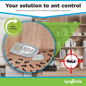 Syngenta Advion Ant Gel Station Insecticide, 3 Stations x 4-Grams, Ready-to-Use Ant Gel Bait with The Active Ingredient Indoxacarb, Ant Bait for Use Indoor and Outdoor, Long-Lasting Ant Killer