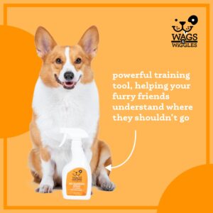 Wags & Wiggles No Marking Deterrent Training Spray for Dogs - Indoor Dog Pee Repellent & Behavior Aid, Anti Pee & Urine Deterrent, No More Marking, Ideal for Potty Training