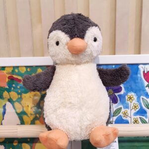 EASELR Cute Penguin Stuffed Animals, 8" Soft Penguin Plush Toy Penguin Plushies Pillow Gifts for Kids Girlfriend Birthday Christmas Mother's Day