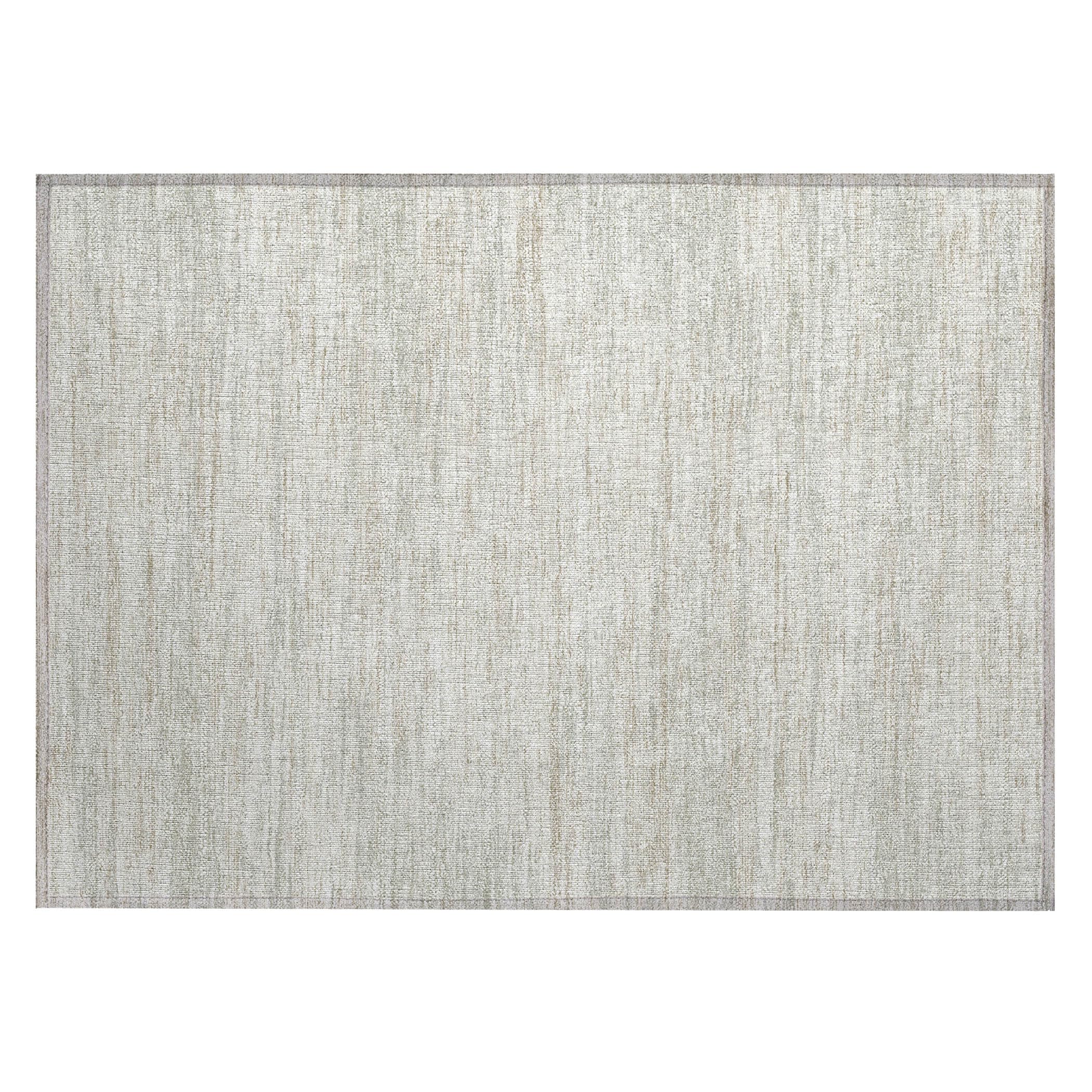 Addison Rugs Chantille ACN896 Ivory 1'8" x 2'6" Indoor/Outdoor, Machine Washable, Easy Clean, Non Shedding, Bedroom, Living Room, Dining Room, Kitchen, Patio Rug