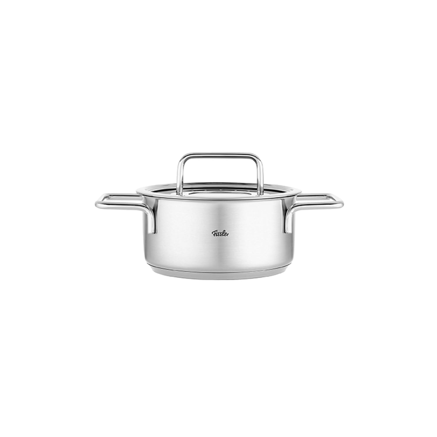 Fissler Pure Collection Stainless Steel 2.2 Quart Stock Pot with Glass Lid