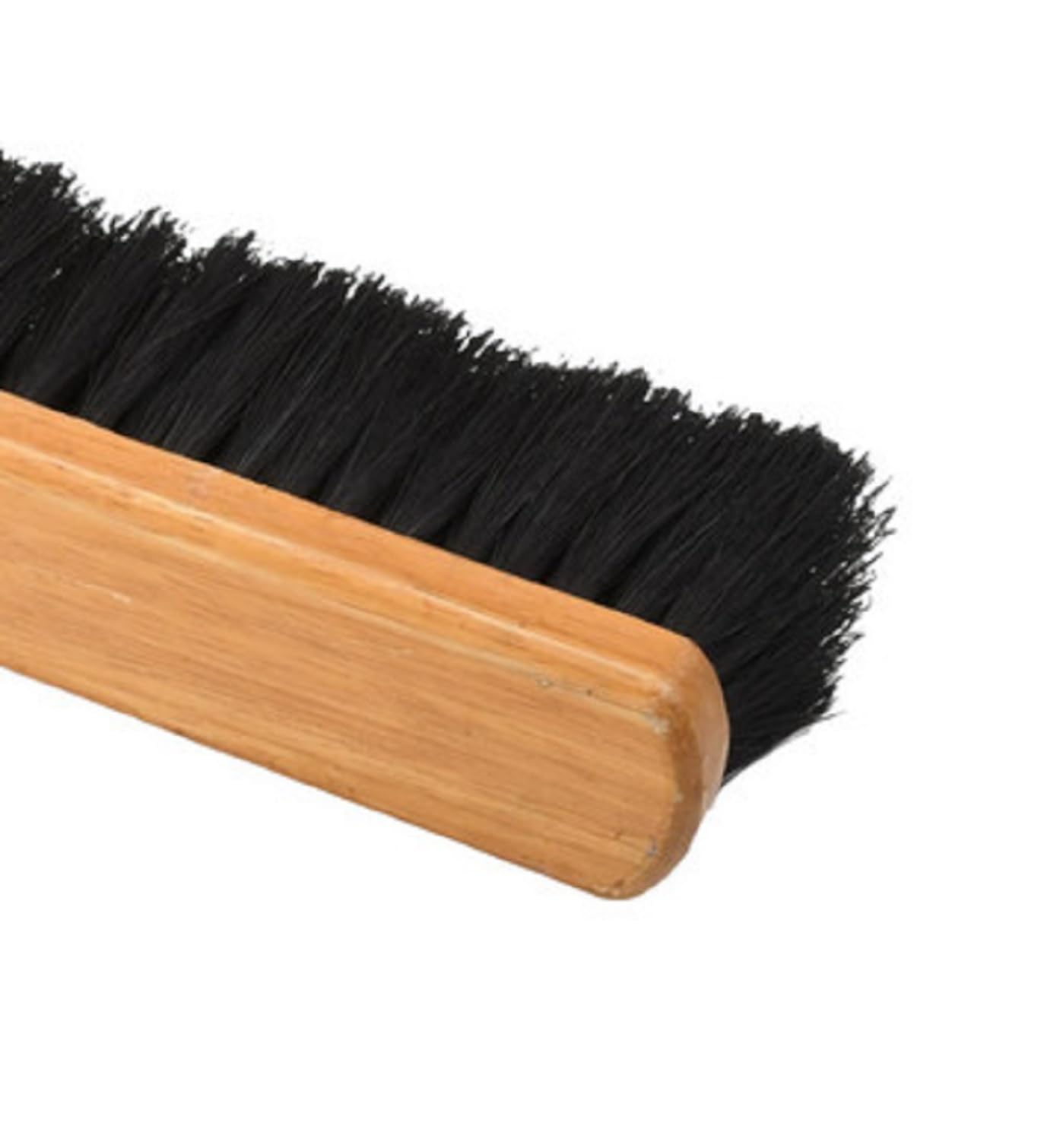 PRO SOURCE Tampico-Bristle Push Broom Head with Threaded Wood Block: 18" Wide