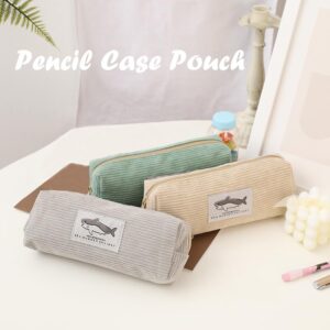 HABUAETY Small Pencil Pouch Shark Office Stationery Bag Mini Makeup Cosmetic Bags