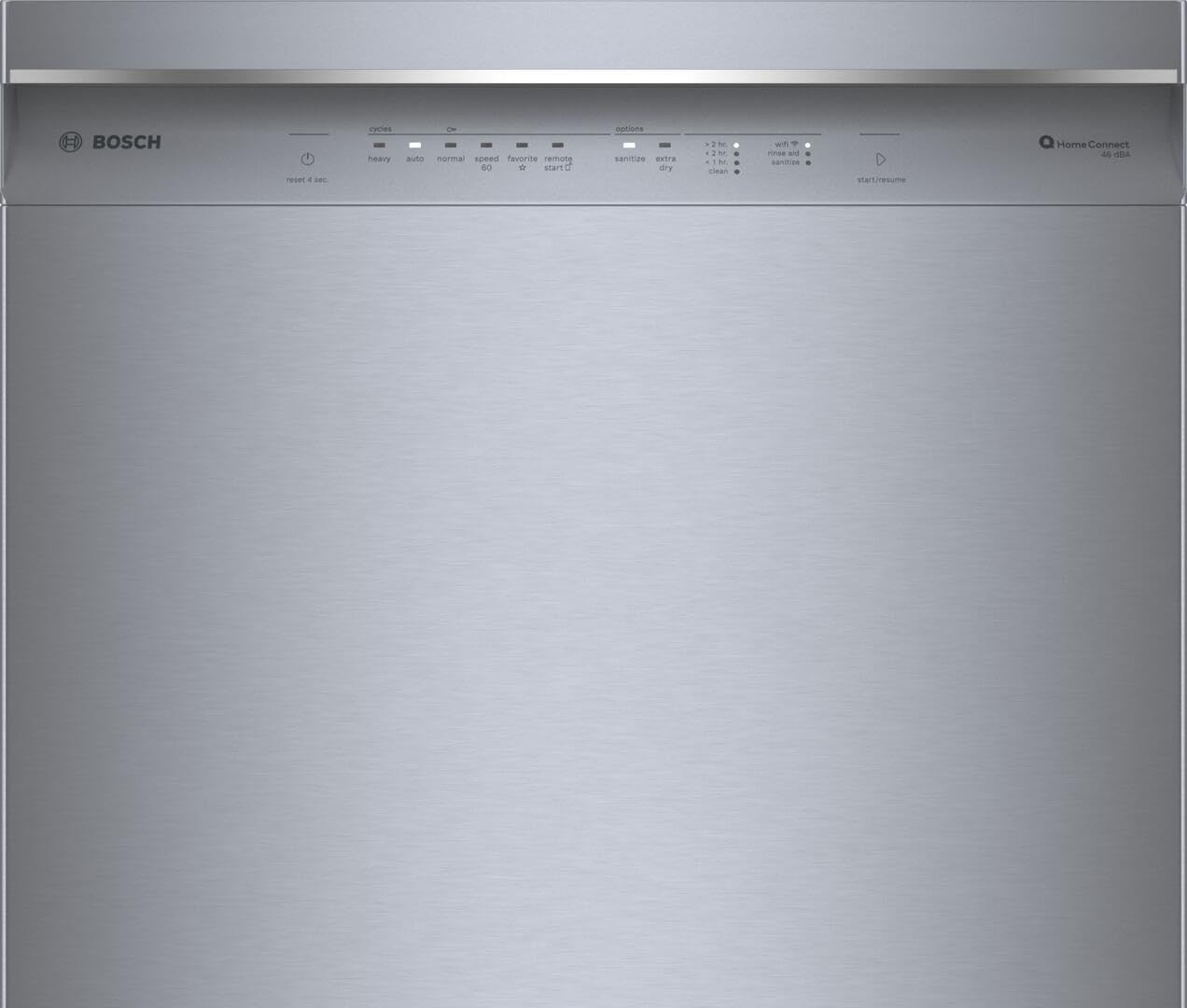 Bosch SHE53C85N 24 Inch Smart Built-In Dishwasher, stainless steel