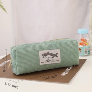 HABUAETY Small Pencil Pouch Shark Office Stationery Bag Mini Makeup Cosmetic Bags