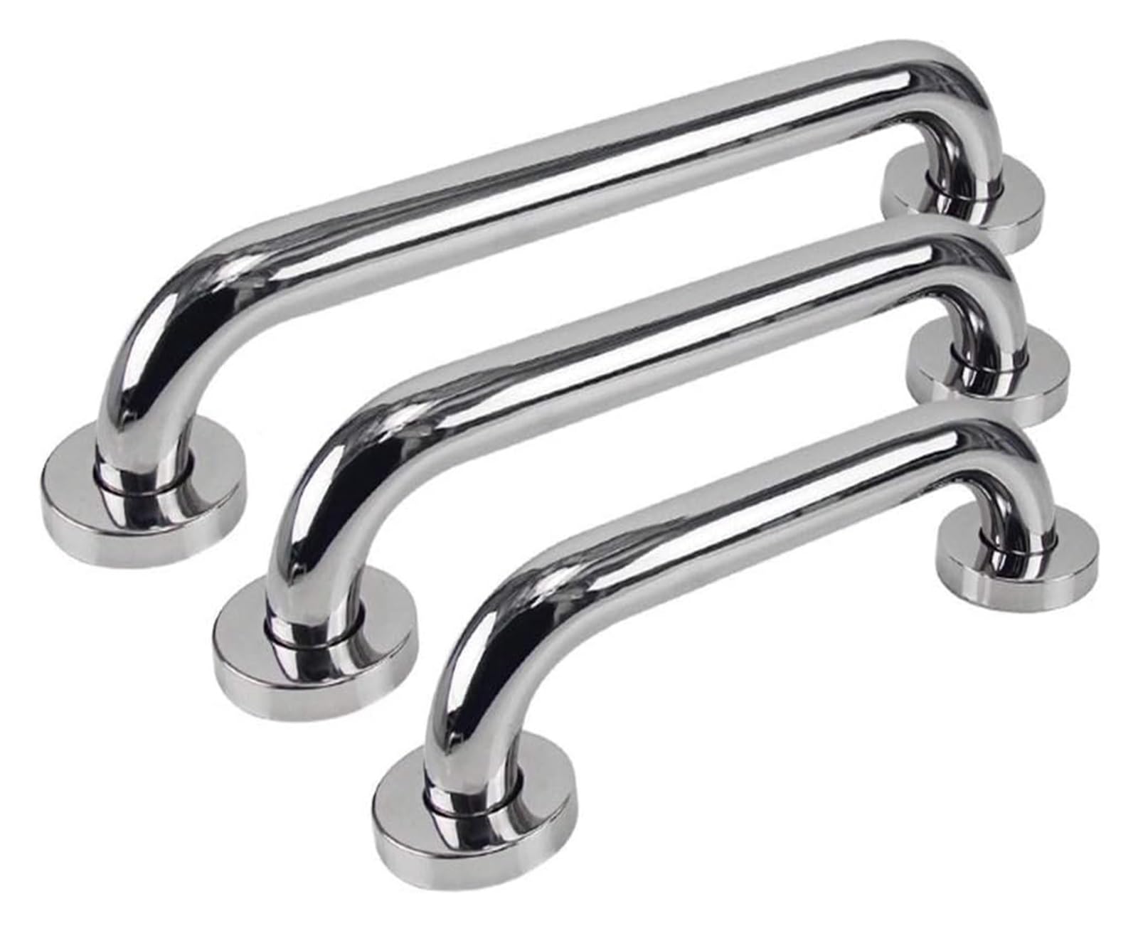 Grab Rails Bath Wall Attachment Handrails,Grab Bar Rails Bathroom Grab Bar, Wall-Mounted Straight Hair Towel Rack, Sturdy Stainless Steel Shower Safety Handle for Bathtub, Toilet, Bathroom, Kitchen/40