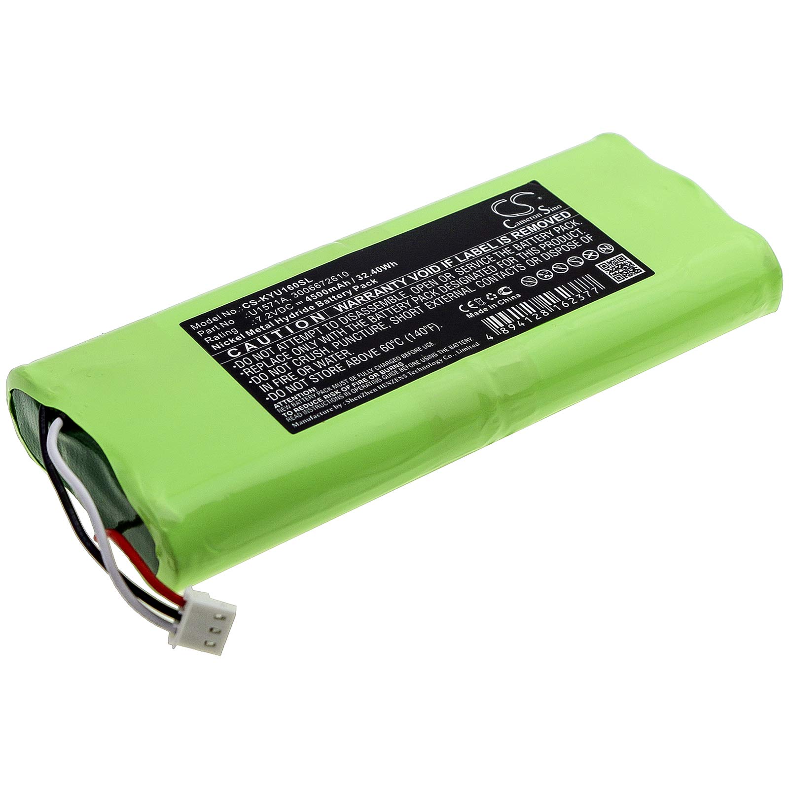 BUSFUIVA Replacement Battery 3006672610, U1571A for U1600, U1602A, U1602B, U1604A, U1604B 7.2V/4500mAh