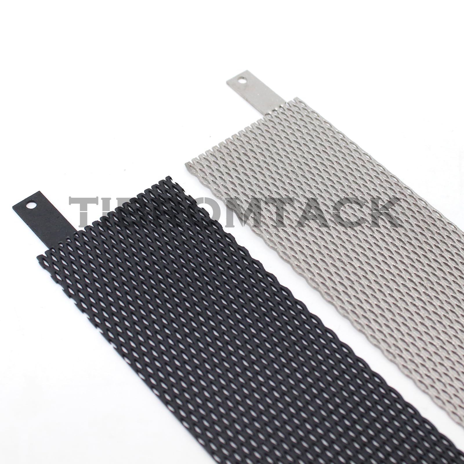 2PCS Electrodes, Titanium Anode Mesh with MMO Ruthenium-Iridium Coating and Cathode Electrolytic Mesh Without Coating for Electrochemical Application and Swimming Pool Cleaning