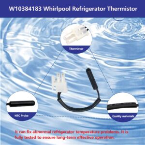 w10384183 refrigerator temperature sensor for whirlpool wpw10384183 ps11753996 2118228