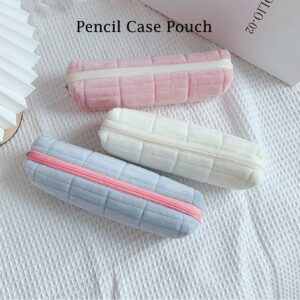 HABUAETY Small Pencil Pouch Pen Pouch Office Stationery Storage Bags Mini Makeup Cosmetic Bag