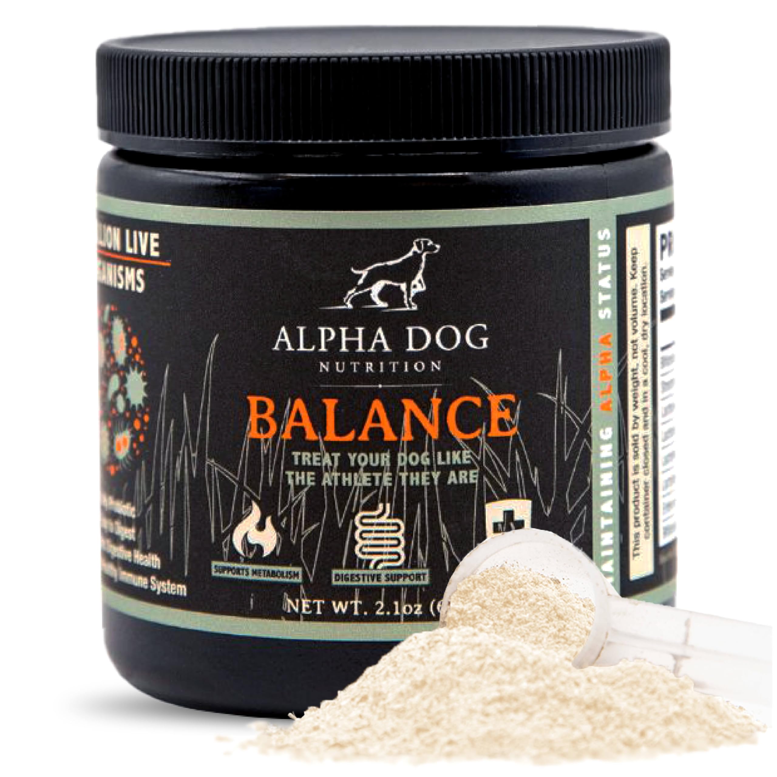 Balance Probiotic Blend for Dogs by Alpha Dog Nutrition