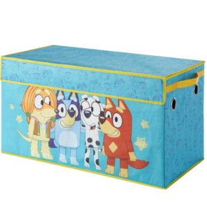 Idea Nuova Bluey Collapsible Storage Trunk, Durable with Soft Lid, 28.5"x14.5"x16"