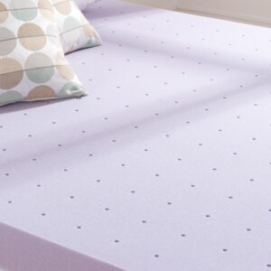 Crown Comfort 4 Inch Lavender Infused Ventilated Memory Foam Bed Topper - Queen