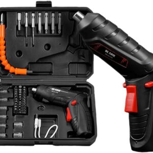 Apex Drill Cordless Screwdriver Rechargeable, Slectric Screwdriver Kit, Portable Home Use Power Screwdriver Set, All In One Tool (Complete Set)